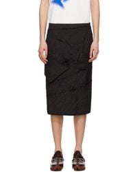 Adererror - Raw Edge Midi Skirt - Lyst