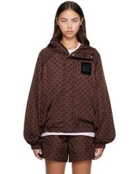 Ganni - Printed Nylon Jacket - Lyst