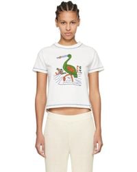 Bode - Off- Heron T-Shirt - Lyst
