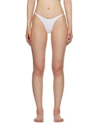 Mugler - White Star Bikini Bottoms - Lyst