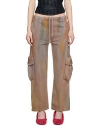 Collina Strada - Hand-Dyed Cargo Sweatpants - Lyst
