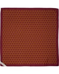 Willy Chavarria - Burgundy Silk Scarf - Lyst
