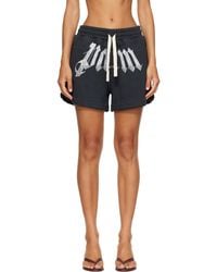 Palm Angels - Big Waist Logo Sweat Shorts - Lyst