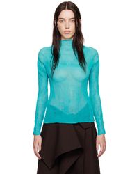 Issey Miyake - Chiffon Twist Turtleneck - Lyst