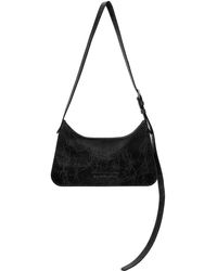 Acne Studios - Mini sac à bandoulière platt noir - Lyst