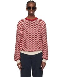 Wales Bonner - Red Unity Sweater - Lyst