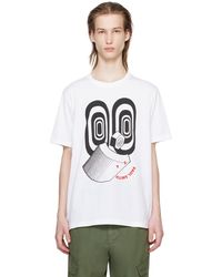 PS by Paul Smith - White Graphic T-shirt - Lyst