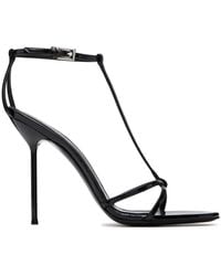 Paris Texas - Lidia T-Strap 105 Heeled Sandals - Lyst