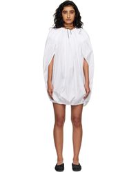 Comme des Garçons - Cotton Broad Midi Dress - Lyst
