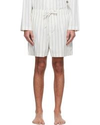 Tekla - Off- & Poplin Pyjama Shorts - Lyst