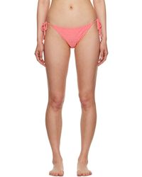 Versace - Pink Dua Lipa Edition Allover Bikini Bottom - Lyst