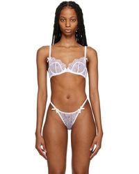 Agent Provocateur - White Plunge Bra - Lyst
