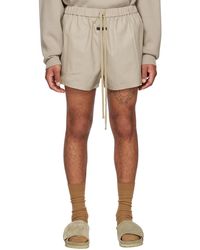 Fear Of God - Short taupe à cordon coulissant - Lyst