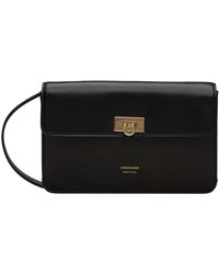 Ferragamo - Flat Gancini Mini Bag - Lyst