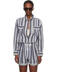 Isabel Marant - Off- Gelva Summer Striped Shirt - Lyst