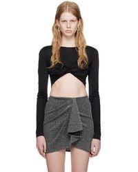 Isabel Marant - Black Jinea Long Sleeve T-shirt - Lyst