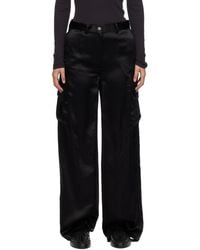 Theory - Black Wide-leg Trousers - Lyst