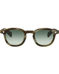 Maison Kitsuné - Khaki A. Society Edition Camille Sunglasses - Lyst