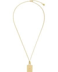 A.P.C. - . Gold Darwin Necklace - Lyst