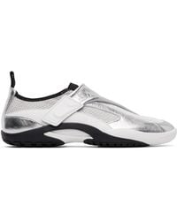 Lanvin - Lnv1 Crinkled Metallic Leather Sneakers - Lyst
