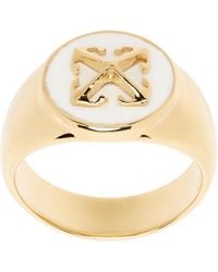 Off-White c/o Virgil Abloh - Round Arrow Ring - Lyst