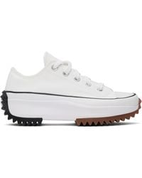 Converse - Off- Run Star Hike Canvas Platform Sneakers - Lyst