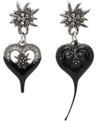 OTTOLINGER - Dipped Flower Heart Earrings - Lyst