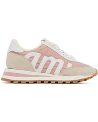 Ami Paris - Pink & White Ami Rush Sneakers - Lyst