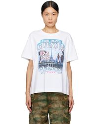 Givenchy - ホワイト グラフィックtシャツ - Lyst