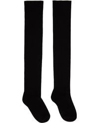 Rick Owens - Black Semi-sheer Socks - Lyst