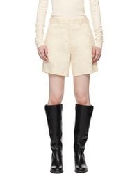 Helmut Lang - Off- Mini Car Shorts - Lyst