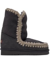 Mou ESKIMO ANKLE BOOTS IN SILVER COLOR | Atterley