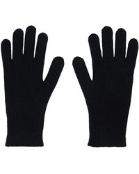 Totême - Toteme Black Cashmere Gloves - Lyst