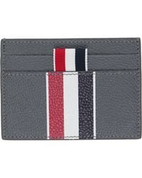 Thom Browne - Rwb Stripe Double Sided Card Holder - Lyst