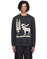 Beams Plus - Intarsia Sweater - Lyst