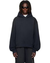 Acne Studios - Fleece Logo Hoodie - Lyst