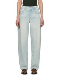 RE/DONE - Wide Taper Jeans - Lyst