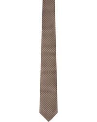 Ferragamo - Gancini Links Print Silk Tie - Lyst