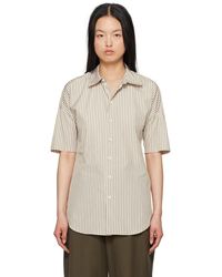 Lemaire - Off- Stripe Shirt - Lyst