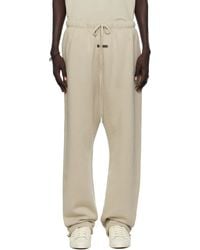 Fear Of God - Taupe Relaxed Fleece Sweatpants - Lyst