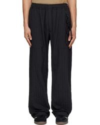 Song For The Mute - Pantalon De Survêtement Ample Noir À Rayures - Lyst