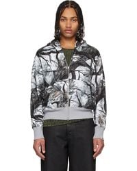 A Bathing Ape - Tree Edge Camo Shark Full Zip Hoodie - Lyst