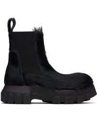 Rick Owens - ブラック Concordians Beatle Bozo Tractor ブーツ - Lyst