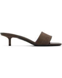 Loulou de Saison - Sarafina Kitten Mule Heeled Sandals - Lyst