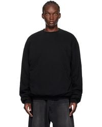 WE11DONE フーディー メンズ we11done ブラック パデッド フーディ ブラック | Lyst