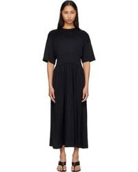 TOTEME - Cotton Silk Tee Midi Dress - Lyst