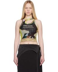 Mowalola Maxine Tank Top in Red | Lyst UK