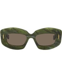 Loewe - Chunky Anagram Sunglasses - Lyst