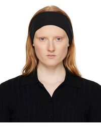 Filippa K - Black Embroidered Headband - Lyst