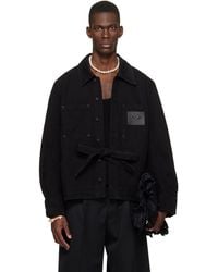 Simone Rocha - Workwear Bow Denim Jacket - Lyst